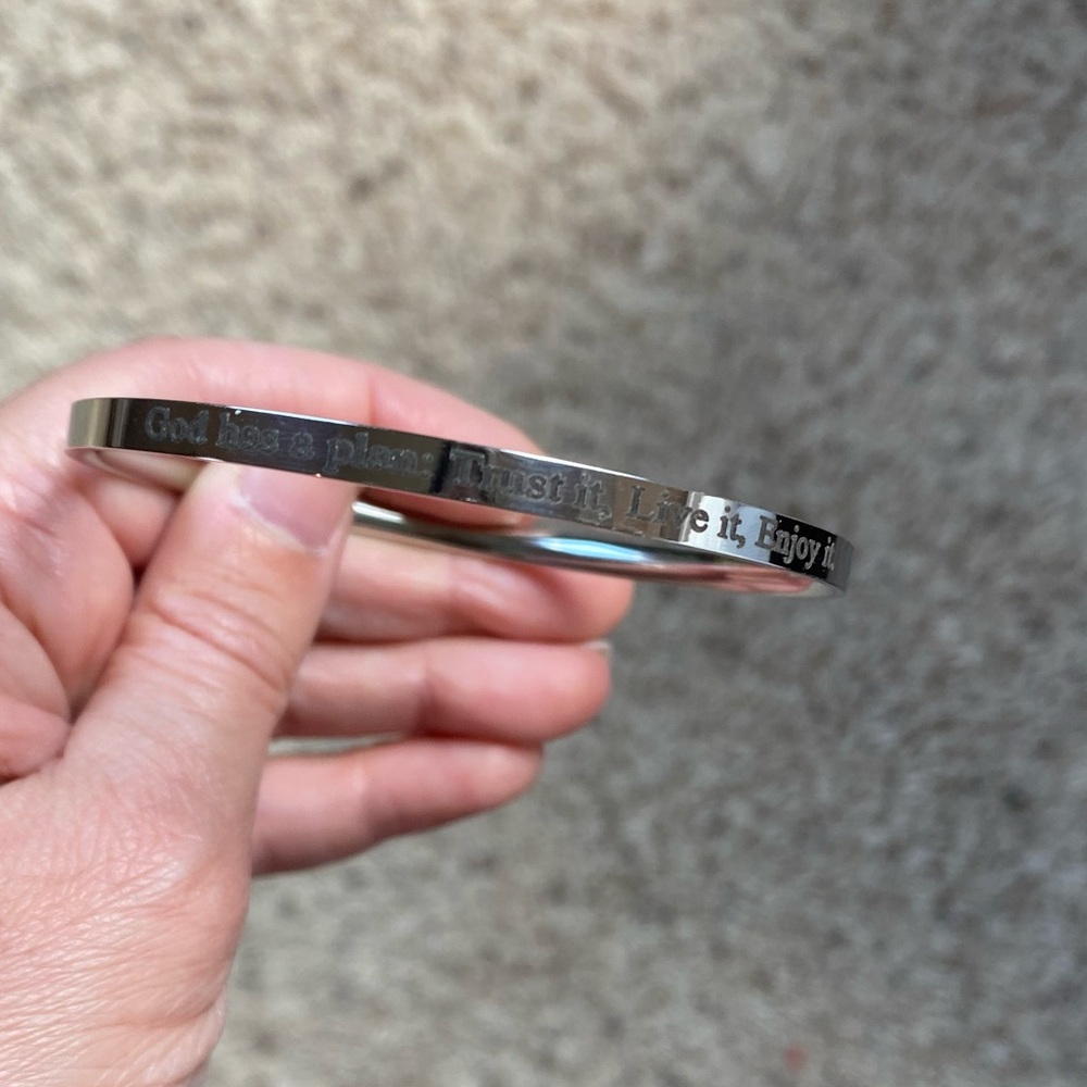 Inspirational Bangle Bracelet